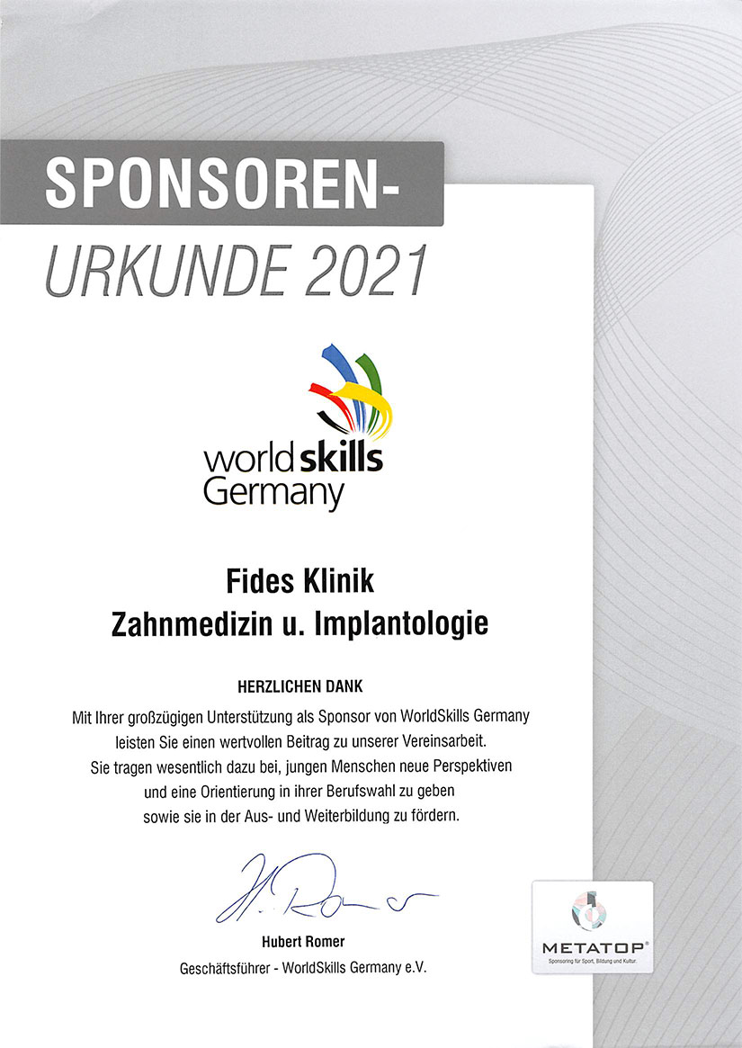 Urkunde 2021